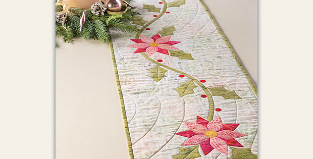 Holiday Florals Table Runner