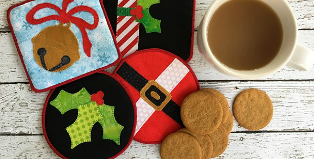 Make It Merry Holiday Coasters
