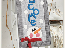 Winter Welcome Wall Hanging Pattern