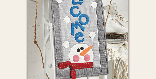 Winter Welcome Wall Hanging Pattern