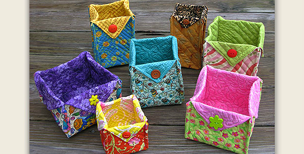 Fabric Baskets Tutorial