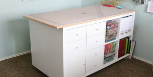 Create Your Perfect Cutting Table from Pre-made Units - Quilting Digest