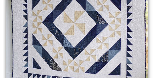 Indigo Snow Quilt Pattern