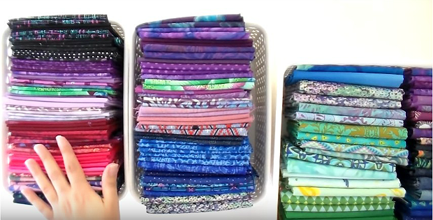 Sort, Fold and Store Your Fabric the KonMarie Way - Quilting Digest