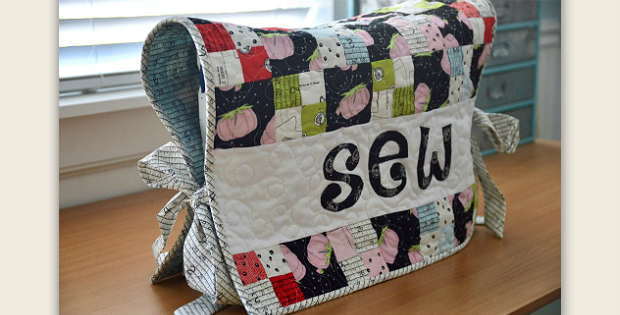 Sew Happy Sewing Machine Cover Tutorial