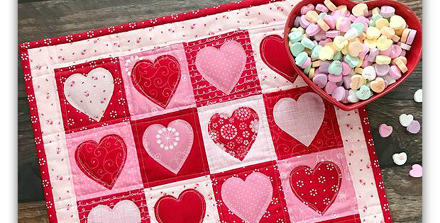 Valentine's Day Table Topper Pattern