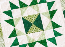 Scrappy Star Table Topper Quilt Pattern