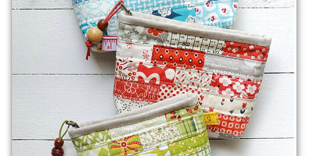 These Pretty Patchwork Pouches Have Many Uses - Quilting Digest