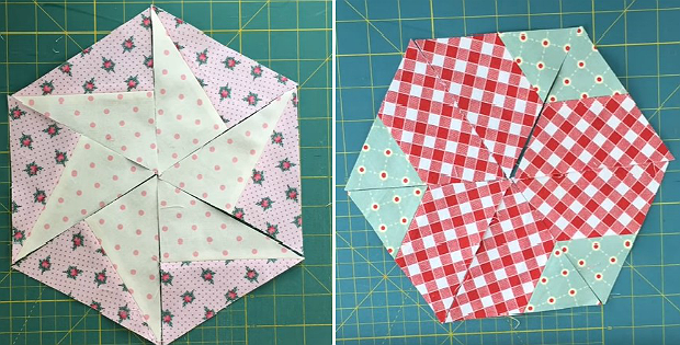 Two Ways to Make Versatile Hexagon Blocks