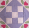 Nine Patch Love Quilt Block Pattern