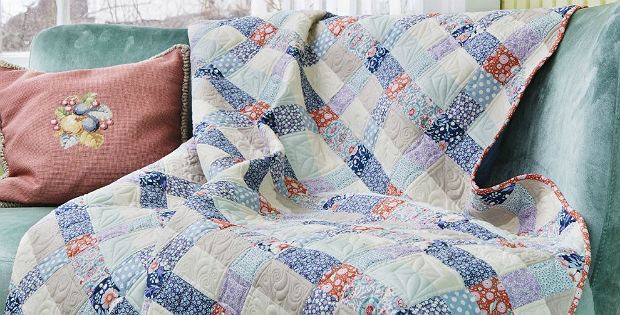 Blue Plaid Quilt Pattern