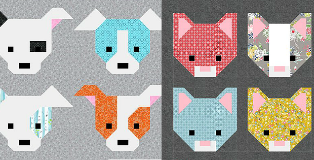 Dogs and Kittens Quilt Patterns