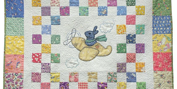 Bunny in the Sky Baby Quilt Pattern