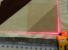 How to Block and Trim a Quilt Using a Laser Square