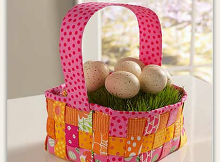Woven Easter Basket Pattern