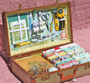 Make a Sewing Case from an Old Suitcase - Quilting Digest