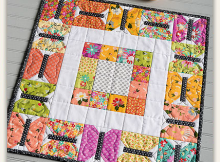 Summer Butterfly Table Topper Quilt Pattern