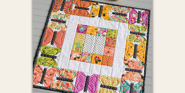 Summer Butterfly Table Topper Quilt Pattern