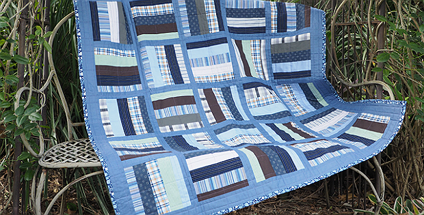 Make a Charming Quilt from Old Shirts