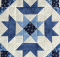 Crown and Star Quilt Block Pattern