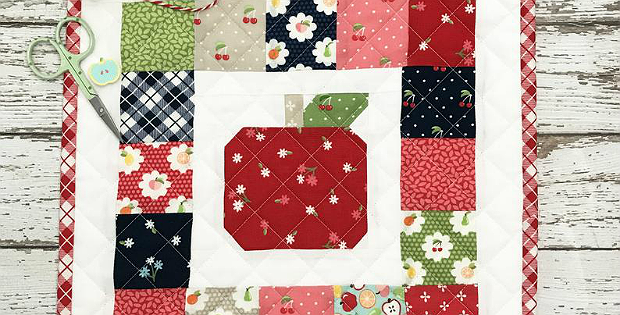 A is for Apple Mini Quilt Pattern