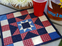 Stars-n-Strips Quilted Table Topper Tutorial