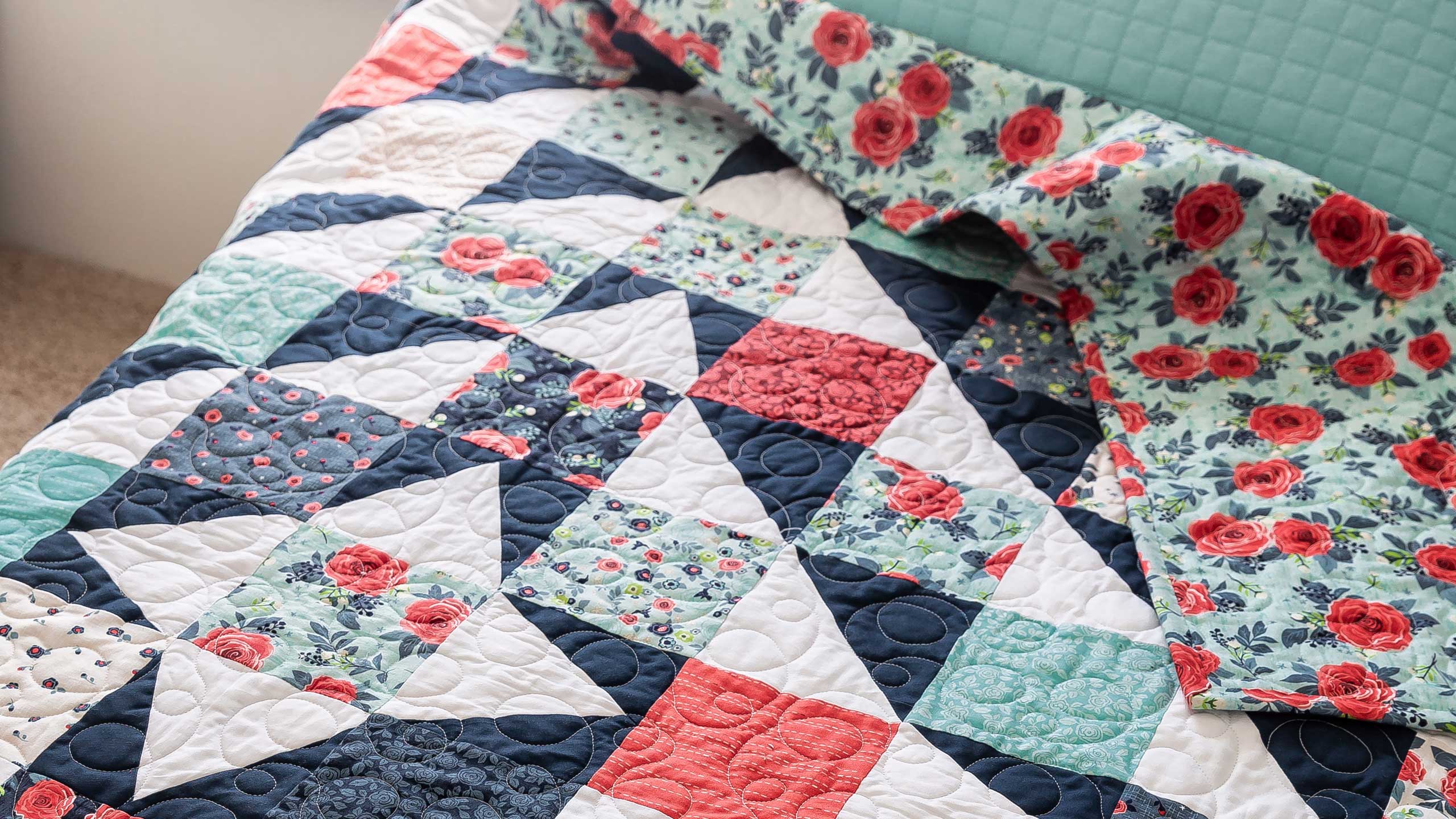 Rose Garden Quilt Tutorial