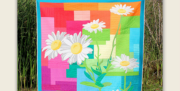 Daisy Daydream Rainbow Quilt Pattern