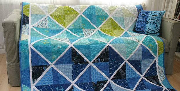 Layer Cake Lattice Quilt