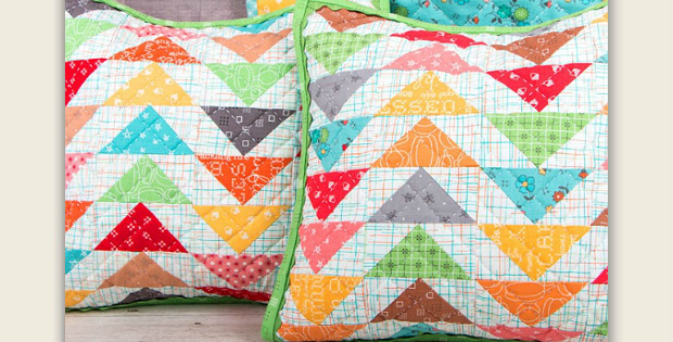 Autumn Love Flying Geese Pillow Tutorial