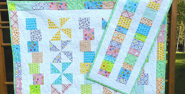 Tumbles & Twirls with Bonus Scrap Runner Pattern