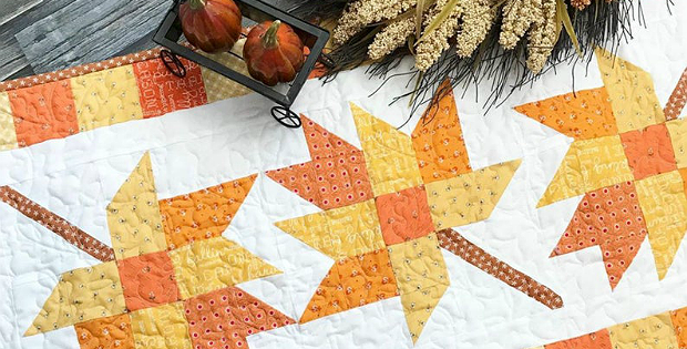 Fall Into Autumn Table Runner Pattern