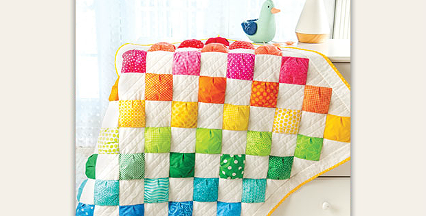 Rainbow Puffs Quilt Pattern