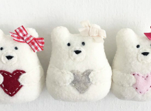 Sweetheart Bear Christmas Ornament Pattern