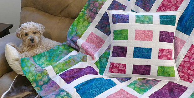 Sparkles Quilt and Pillow Patterns
