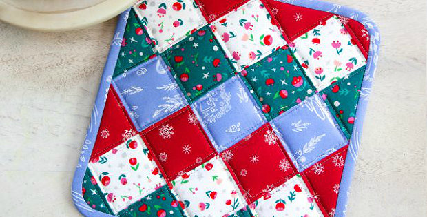 Patchwork Potholder Tutorial