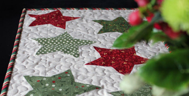 Christmas Star Table Runner Pattern