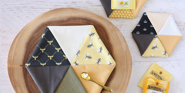 Easy Hexagon Trivet and Coasters Pattern