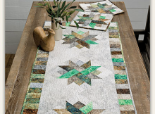 Nature's Patchwork Table Runner Set Pattern