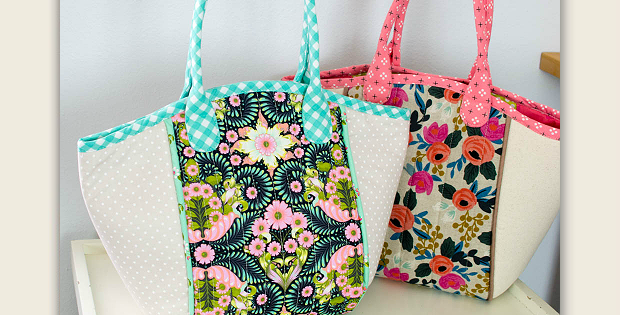Show Off Favorite Fabric in This Pretty Tote - Quilting Digest