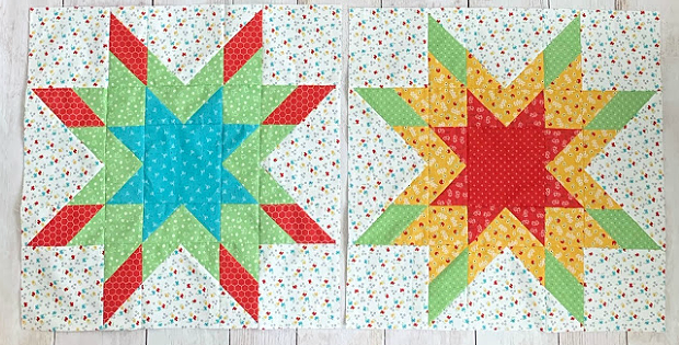 Star Shine Quilt Block Tutorial