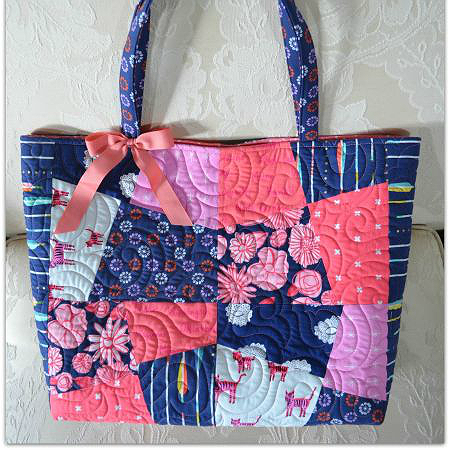 Make a Generously Sized Tote from Leftovers - Quilting Digest