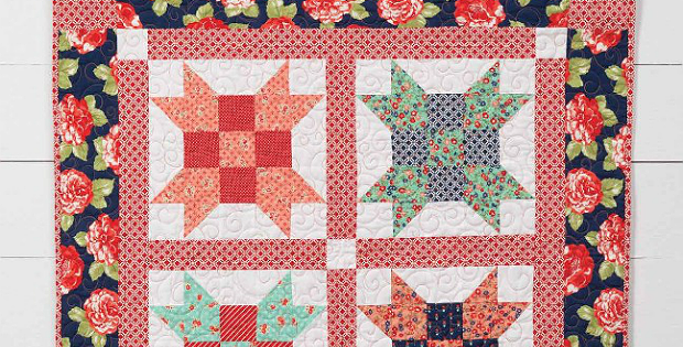 Rose Twirl Quilt Pattern