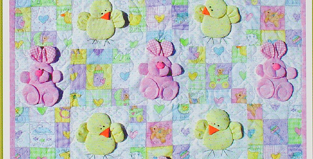 Bunny Rabbit and Eggs Quilt Pattern