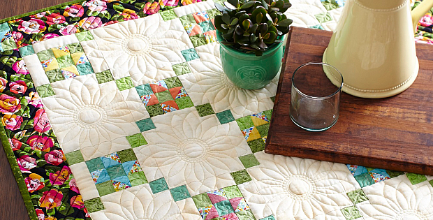 Flower Power Table Quilt Pattern