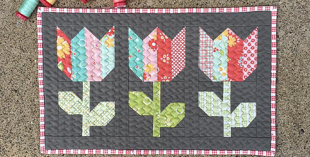 Mini Tulip Market Quilt Pattern