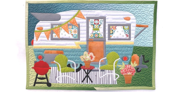 Happy Glamper Placemat Pattern