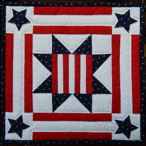 Display This Patriotic Mini on a Wall or Table - Quilting Digest