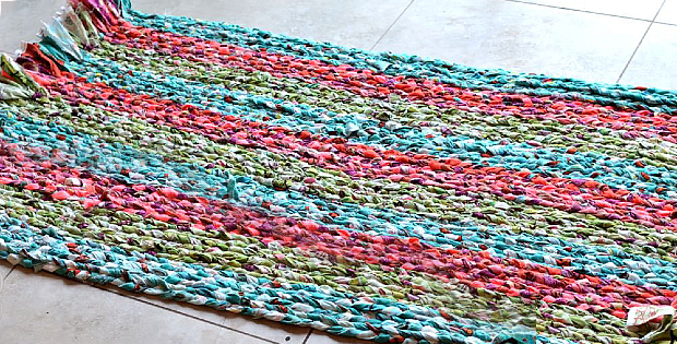 Use Up Excess Fabric in a Charming Braided Rag Rug