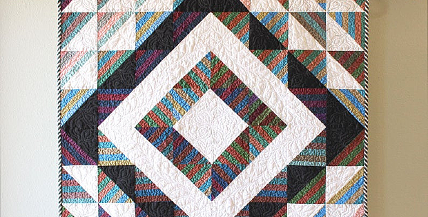 Stripey HSTs Quilt Pattern